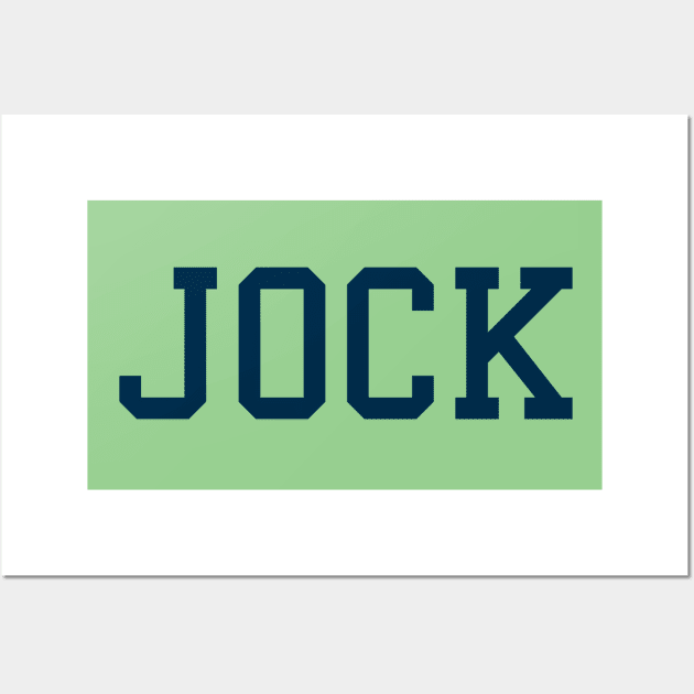 Jock (Green) Wall Art by JasonLloyd